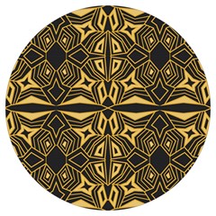 Abstract Pattern Geometric Backgrounds Round Trivet