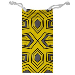 Abstract Pattern Geometric Backgrounds Jewelry Bag by Eskimos