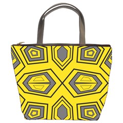 Abstract Pattern Geometric Backgrounds Bucket Bag by Eskimos