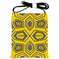 Abstract pattern geometric backgrounds Shoulder Sling Bag