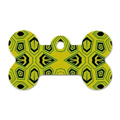 Abstract Pattern Geometric Backgrounds  Dog Tag Bone (two Sides) by Eskimos