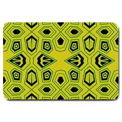 Abstract Pattern Geometric Backgrounds  Large Doormat  by Eskimos