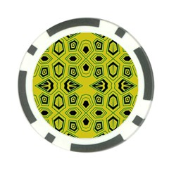 Abstract Pattern Geometric Backgrounds  Poker Chip Card Guard by Eskimos