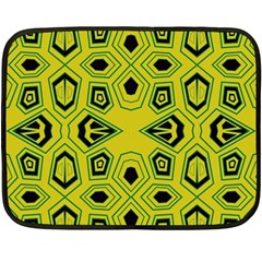 Abstract Pattern Geometric Backgrounds  Fleece Blanket (mini) by Eskimos