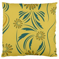 Folk Flowers Print Floral Pattern Ethnic Art Standard Flano Cushion Case (one Side) by Eskimos