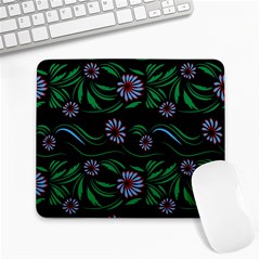 Folk Flowers Print Floral Pattern Ethnic Art Large Mousepads by Eskimos