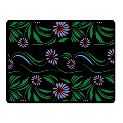 Folk Flowers Print Floral Pattern Ethnic Art Fleece Blanket (small) by Eskimos