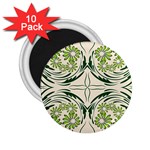 Folk flowers print Floral pattern Ethnic art 2.25  Magnets (10 pack)  Front