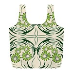 Folk flowers print Floral pattern Ethnic art Full Print Recycle Bag (L) Front