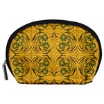 Folk flowers print Floral pattern Ethnic art Accessory Pouch (Large) Front