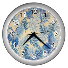 Fabric-b 001 Wall Clock (silver) by nate14shop