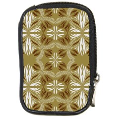 Folk Flowers Print Floral Pattern Ethnic Art Compact Camera Leather Case by Eskimos