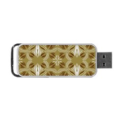 Folk Flowers Print Floral Pattern Ethnic Art Portable Usb Flash (one Side) by Eskimos