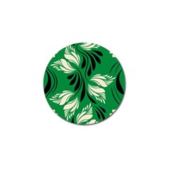 Folk Flowers Print Floral Pattern Ethnic Art Golf Ball Marker by Eskimos