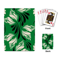 Folk Flowers Print Floral Pattern Ethnic Art Playing Cards Single Design (rectangle)