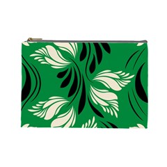 Folk Flowers Print Floral Pattern Ethnic Art Cosmetic Bag (large) by Eskimos