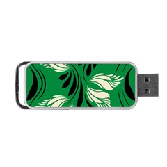 Folk Flowers Print Floral Pattern Ethnic Art Portable Usb Flash (one Side) by Eskimos