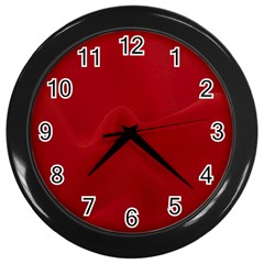 Fabric-b 002 Wall Clock (black) by nate14shop