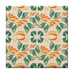 Folk flowers print Floral pattern Ethnic art Tile Coaster Front