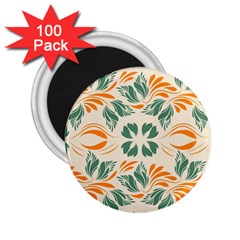 Folk flowers print Floral pattern Ethnic art 2.25  Magnets (100 pack) 