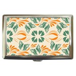 Folk flowers print Floral pattern Ethnic art Cigarette Money Case Front