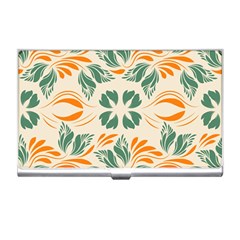 Folk Flowers Print Floral Pattern Ethnic Art Business Card Holder by Eskimos