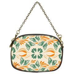 Folk flowers print Floral pattern Ethnic art Chain Purse (Two Sides)