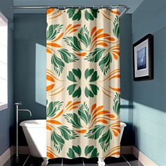 Folk flowers print Floral pattern Ethnic art Shower Curtain 36  x 72  (Stall) 