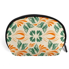 Folk flowers print Floral pattern Ethnic art Accessory Pouch (Large)