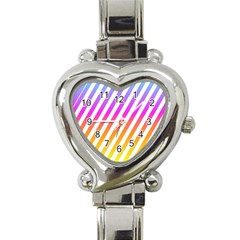 Abstract-lines-mockup-oblique Heart Italian Charm Watch