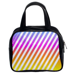 Abstract-lines-mockup-oblique Classic Handbag (two Sides)