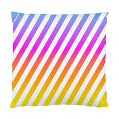 Abstract-lines-mockup-oblique Standard Cushion Case (one Side)