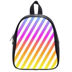 Abstract-lines-mockup-oblique School Bag (small)