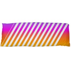 Abstract-lines-mockup-oblique Body Pillow Case (dakimakura)