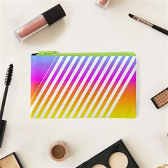 Abstract-lines-mockup-oblique Cosmetic Bag (xs)