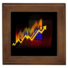 Logo-finance-economy-statistics Framed Tile