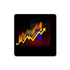 Logo-finance-economy-statistics Square Magnet