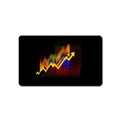 Logo-finance-economy-statistics Magnet (name Card) by Jancukart