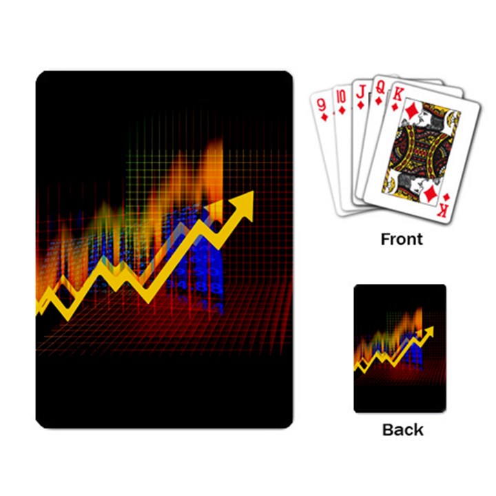 Logo-finance-economy-statistics Playing Cards Single Design (Rectangle)