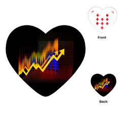 Logo-finance-economy-statistics Playing Cards Single Design (heart)