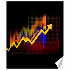 Logo-finance-economy-statistics Canvas 20  X 24 