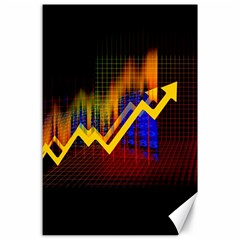 Logo-finance-economy-statistics Canvas 24  X 36 