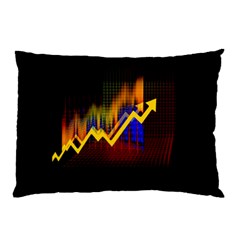 Logo-finance-economy-statistics Pillow Case