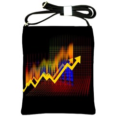 Logo-finance-economy-statistics Shoulder Sling Bag