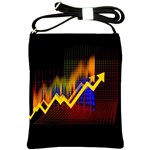 Logo-finance-economy-statistics Shoulder Sling Bag Front