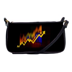 Logo-finance-economy-statistics Shoulder Clutch Bag