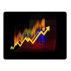 Logo-finance-economy-statistics Fleece Blanket (small)