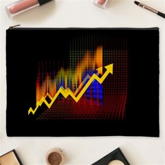 Logo-finance-economy-statistics Cosmetic Bag (xxxl) by Jancukart