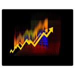 Logo-finance-economy-statistics Double Sided Flano Blanket (Medium)  60 x50  Blanket Front