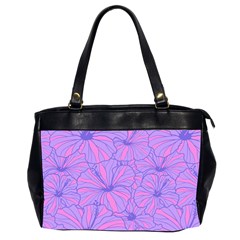 Flower-b 001 Oversize Office Handbag (2 Sides) by nate14shop